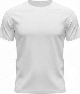 White Basic cotton t-shirt